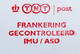 NEDERLAND 2008, AIRMAIL SELF ADHESIVE 7 STAMPS USED COVER, HERTOGENBOSCH CITY,WAVY CANCELED TO U.K .RED METER TNT POST F - Brieven En Documenten