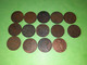 Lot De 14 Pièces  1 Centime Belges - Sammlungen