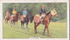 Racing Scenes 1938 - 6 A String Of Horses  - Gallaher Cigarette Card - Original - Horses - Gallaher