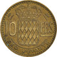 Monnaie, Monaco, 10 Francs, 1951 - 1949-1956 Anciens Francs