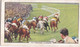 Racing Scenes 1938 - 25 Tattenham Corner   - Gallaher Cigarette Card - Original - Horses - Gallaher