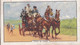 Racing Scenes 1938 - 9 Four In Hand  - Gallaher Cigarette Card - Original - Horses - Gallaher