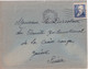 1944 - YVERT N° 619 SEUL SUR LETTRE De NIMES Avec MECA (GARD) => GENEVE (SUISSE) - Lettres & Documents