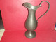 ANCIEN VASE CRUCHE PICHET CARAFE EN ETAIN FIN 95% H 18CM DIAMETRE 6.5 CM 148 Gr. - Zinn