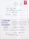 1997 - LETTRE TAXEE (2° ECH !) REFUSEE + RETOURNEE "LETTRE NON DISTRIBUABLE ET OUVERTE" SERVICE CLIENT COURRIER LIBOURNE - 1960-.... Briefe & Dokumente