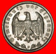 * NO SWASTIKA: GERMANY ★ 1 MARK 1934D! TYPE 1933-1939 THIRD REICH 1933-1945  LOW START ★ NO RESERVE! - 1 Reichsmark