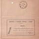 1922 - TARIFS POSTAUX ! - LETTRE AVIS COMMANDE TABLEAU POSTAL DESTINE AUX COMMERCANTS POUR EVITER LES TAXES ! PORT PAYE - Postal Rates