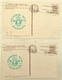 CUBA, Spanish Antillas 1956, Navidad, Christmas, 2 Tarjetas Máximas FD, Primer Día - Maximum Cards