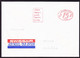 Um 1948  15 Rp Drucksache Maschinenstempel An Die Swissair In Genève. Mit Swissair Etikette - Franking Machines (EMA)