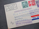 USA 1961 Ganzsache Mit Zusatzfrankaturen Via Air Mail Nach Hannover Mit Stempel Ring Der Tonbandfreunde Hannover - Covers & Documents