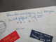 1964 Air Mail Special Delivery Expres Camrose - Hildesheim Mit Stempel BPA Han Und Flughafen FFM + Handschriftl. Vermerk - Storia Postale