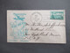 USA Commemorating FDC 15 Cent Air Mail Stamp New York 20. August 1947 - Cartas & Documentos