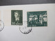 Norwegen Marken 1950 / 60er Jahre U.A. Edvard Munch Gedruckte PK Norsk Frimerke Invest An Klaus Utermöhle Hildesheim - Covers & Documents