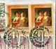 Delcampe - RUSSIA 2007, USED AIRMAIL COVER TO INDIA 17 STAMPS USED!!! PAINTING,ART, MUSIC,DANCE,BUILDING,TOWER ,NOVOSIBIRSK CANCELL - Storia Postale