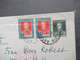 1934 GA Umschlag 2 ZuF Nach Berlin 2x Luftpost Stempel Berlin C2 U. Stuttgart 9 Deutsche Luftpost Südamerika - Europa - Brieven En Documenten