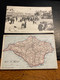Isle Of Wight 2 Cards Map And Cowes - Cowes