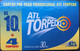 Prepaid Mobile Card Manufactured By ATL In 2002 In The Amount Of 10 Reais - Card Made Of Hard Paper - Telekom-Betreiber