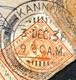 INDORE HOLKAR STATE 1938, USED POSTAL STATIONARY CARD ,2 STAMPS KING,KANNOD & INDORE CITY CANCELLATION - Holkar