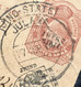 JIND STATE 1914, EDWARD POSTAL STATIONARY CARD ,NICE OVERPRICED JIND STATE JULANA HOODED CANCELLATION - Jhind