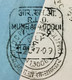 BAHRAIN 2009,USED COVER TO INDIA RETURN TO SENDER, RLO RETURN OFFICE LETTER,MUMBAI SQUARE CANCELLATION,VIGNETTE LABEL, - Bahrain (1965-...)