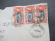 GB Kolonie Bahamas 1964 3x Marke Mit Aufdruck New Constitution Stempel Upper Bogue Bahamas Nach Nassau - 1963-1973 Interne Autonomie