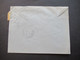 Frankreich 1923 Umschlag Mit Aufkleber Societe Cooperative Militaire / Stempel Succursale De Tours Rue De L'Alma - Briefe U. Dokumente