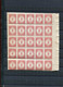 BELGIE AFFICHES FISCALS FULL SHEET OF 25 RR Date De 1886 état Voir Scan (avec Bord Droite) - Stamps