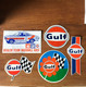 Lot De 5 Autocollants GULF / Dealer Team Vauxhall GULF - Stickers - Stickers