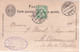 SUISSE - 1904 - CARTE ENTIER Avec ILLUSTRATION AU DOS !! CACHET AMBULANT De OBERSCHAN (ST GALLEN) => ST ETIENNE (LOIRE) - Interi Postali