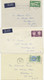 IRELAND 1952/74 9 Different Almost All Airmail Covers Partly With Good Postage Stamps All To USA – Also Usefull Postmark - Luftpost