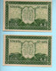 INDOCHINE   -  Lot De 2 Billets De   50  Cents   Nd(1942)   -- UNC -- - Indochina
