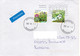 SWEDEN: FLOWERS Cover Circulated To Romania - Registered Shipping! - Used Stamps