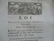 Révolution Loi 30 Mars 1791  Relative à La Nouvelle Organisation Du Trésor Public - Wetten & Decreten