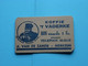 Koffie 'T VADERKE Bon Waarde 1 Fr. ( A. VAN DE ZANDE - MERKSEM > Stempel OCT 1953 ) Kaartje +/- 7 X 4,5 Cm. ! - Otros & Sin Clasificación