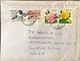 SWEDEN 2003,USED COVER TO INDIA,4 STAMPS ,BIRD, BUILDING,ARCHITECTURE,FLOWERS, UPPSALA POST CANCELLATION - Storia Postale