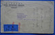 C CHINA BELLE LETTRE 1943 AIR MAIL SHANGAI POUR FRANCE THIONVILLE+ PAIRE DE T.P + AFFRANCHISSEMENT PLAISANT - 1943-45 Shanghai & Nanjing