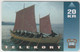 FAROE ISLANDS - Shiptype "seksæringur" , 20 Kr,  Faroese Telecom, Tirage 80.000, 03/95 , Used - Féroé (Iles)