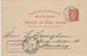 NORWEGEN 1893, 10 Ö Posthorn Kab.-Auslands-GA-Postkarte (Wertstempel In Grotesk) Mit K2 „CHRISTIANIA“ Nach „HAMBURG“ - Covers & Documents