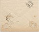 RUSSLAND 1901, 10 K Blau Wappen GU Mit Dto. 5 K Lila (2) Als Zusatzfrankatur Nach CHAUX-DE-FONDS In Die Schweiz, ABART: - Cartas & Documentos