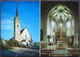 Oberägeri (ZG) - Zweibildkarte Pfarrkirche Peter Und Paul - Oberägeri