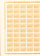 Um 1920 Probedruck 2 Originalbogen Zu 100 Marken, Gelborange. Rütlischwur. Der Firma Benziger, Einsiedeln. 25 Rp Und - Other & Unclassified
