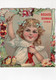 1 Découpi SCRAP GRANDE PUBLICITE Pour Magasin Biscuits GERMAIN LYON  LITHO 20 X 22 Cm Anno 1890 - Enfants