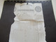 Delcampe - 1867 Napoleon III. Nr.21 EF Gedruckter Brief / Dekorative Rechnung Cotons Fils D'Irlande Michelez Fils Aine Sternstempel - 1862 Napoléon III
