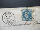 Frankreich 9.9.1869 Napoleon III. Nr.28 Mit Sternstempel Paris - Langeais Faltbrief Mit Inhalt - 1863-1870 Napoléon III. Laure