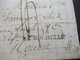 Frankreich Prephila 14.9.1807 Schwarzer Stempel L2 16 La Rochelle Faltbrief Mit Inhalt Nach Rouen - 1792-1815: Départements Conquis
