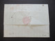 Frankreich Prephila 14.9.1807 Schwarzer Stempel L2 16 La Rochelle Faltbrief Mit Inhalt Nach Rouen - 1792-1815 : Departamentos Conquistados