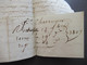 Frankreich Prephila 14.9.1807 Schwarzer Stempel L2 16 La Rochelle Faltbrief Mit Inhalt Nach Rouen - 1792-1815: Dipartimenti Conquistati