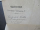 Delcampe - Frankreich 1876 Ceres Nr.51 EF Paris - Bourgueil An Den Notaire Monsieur Girault Brief Mit Inhalt Gauche Avenue Victoria - 1871-1875 Ceres