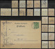 Germany 1893 Ziegler Uhlmann Commercial Card From Wallwitzhafen Dessau To Halle Perfin Z./W. + 20 Stamp Lochung Perfore - Lettres & Documents