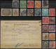 Germany 1893 Ziegler Uhlmann Commercial Card From Wallwitzhafen Dessau To Halle Perfin Z./W. + 20 Stamp Lochung Perfore - Lettres & Documents